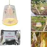 Set of Organic Lure with Fly Trap V Mat for Vegetable Trap Container